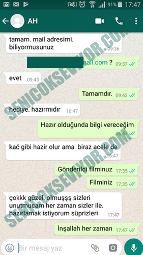 sevgiliye video yorumları